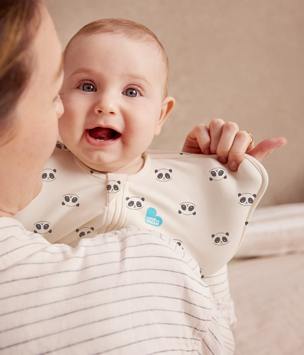 Swaddle Up™  1.0 Tog Sleepy Panda Cream Nb