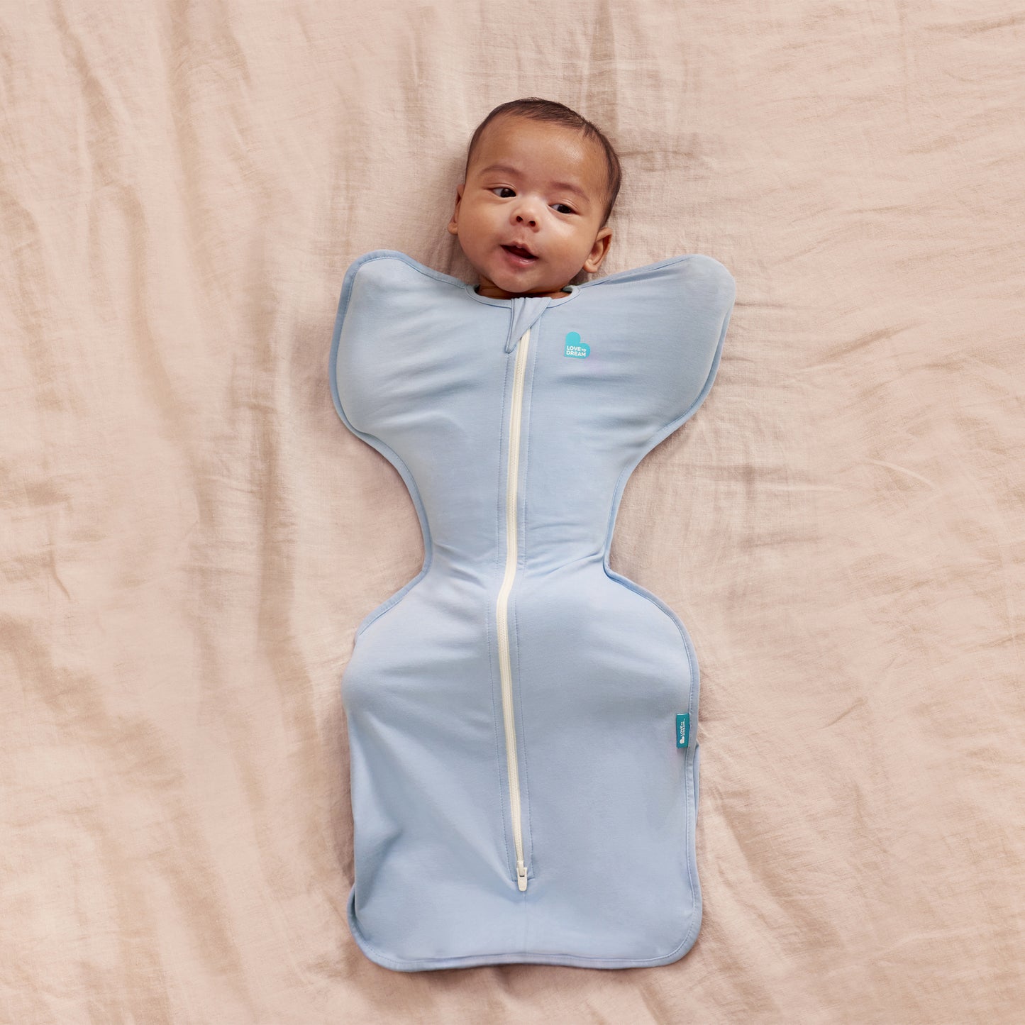 Swaddle Up™ 0.2 TOG Cotton Soft Blue