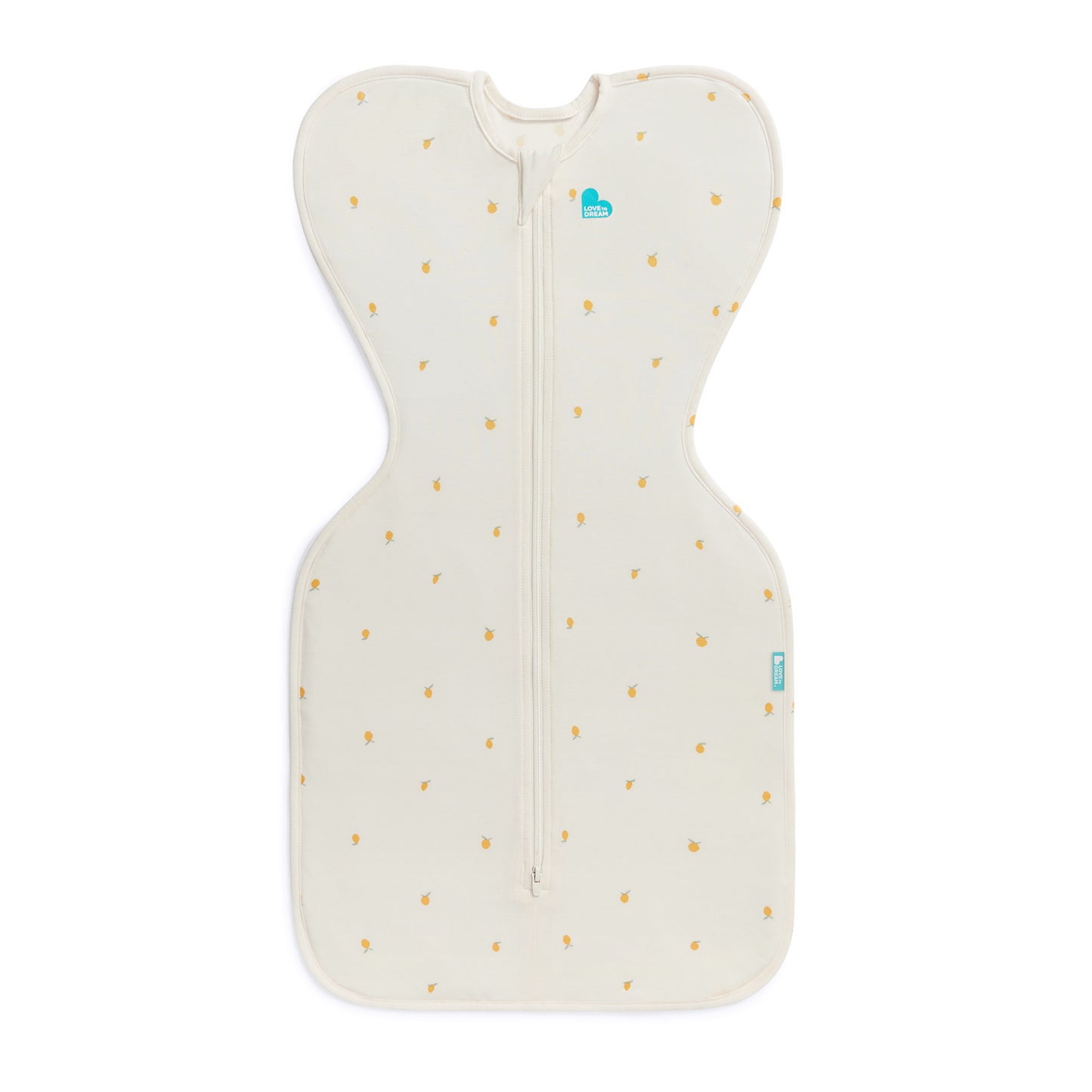 Swaddle Up™ 1.0 TOG Stretch Cotton Bamboo Lemon Cream