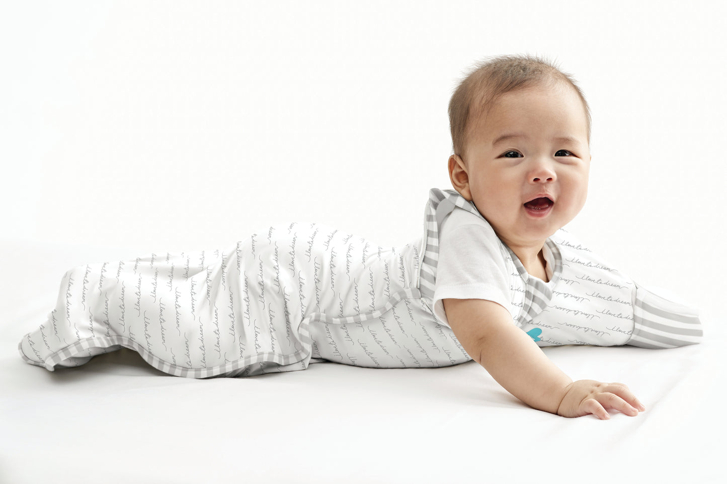 Swaddle Up™ Transition Bag 1.0 TOG Cotton White Dreamer