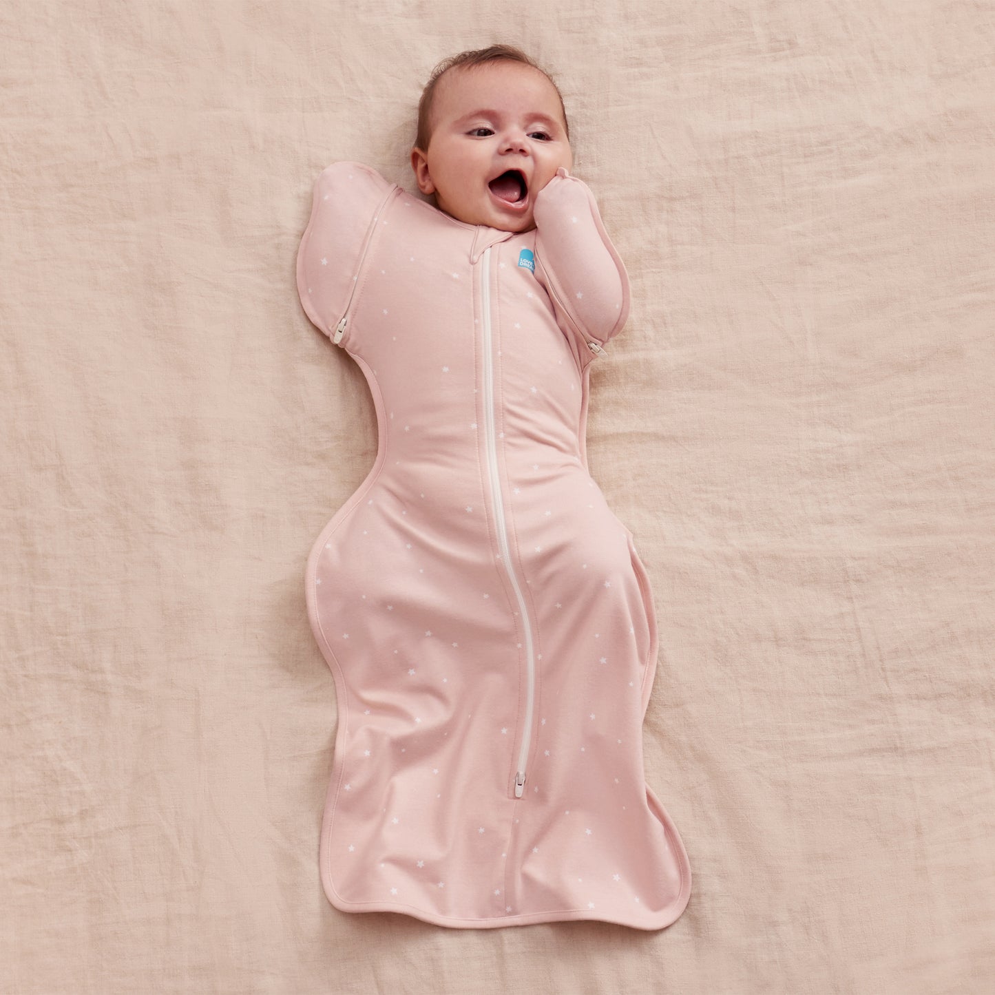 Swaddle Up™ Transition Bag 1.0 TOG Cotton Powder Pink Twinkle