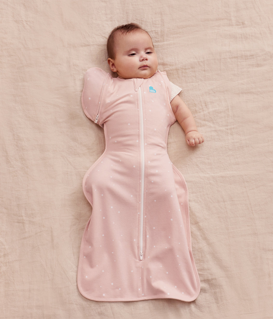 Swaddle Up™ Transition Bag 1.0 TOG Cotton Powder Pink Twinkle