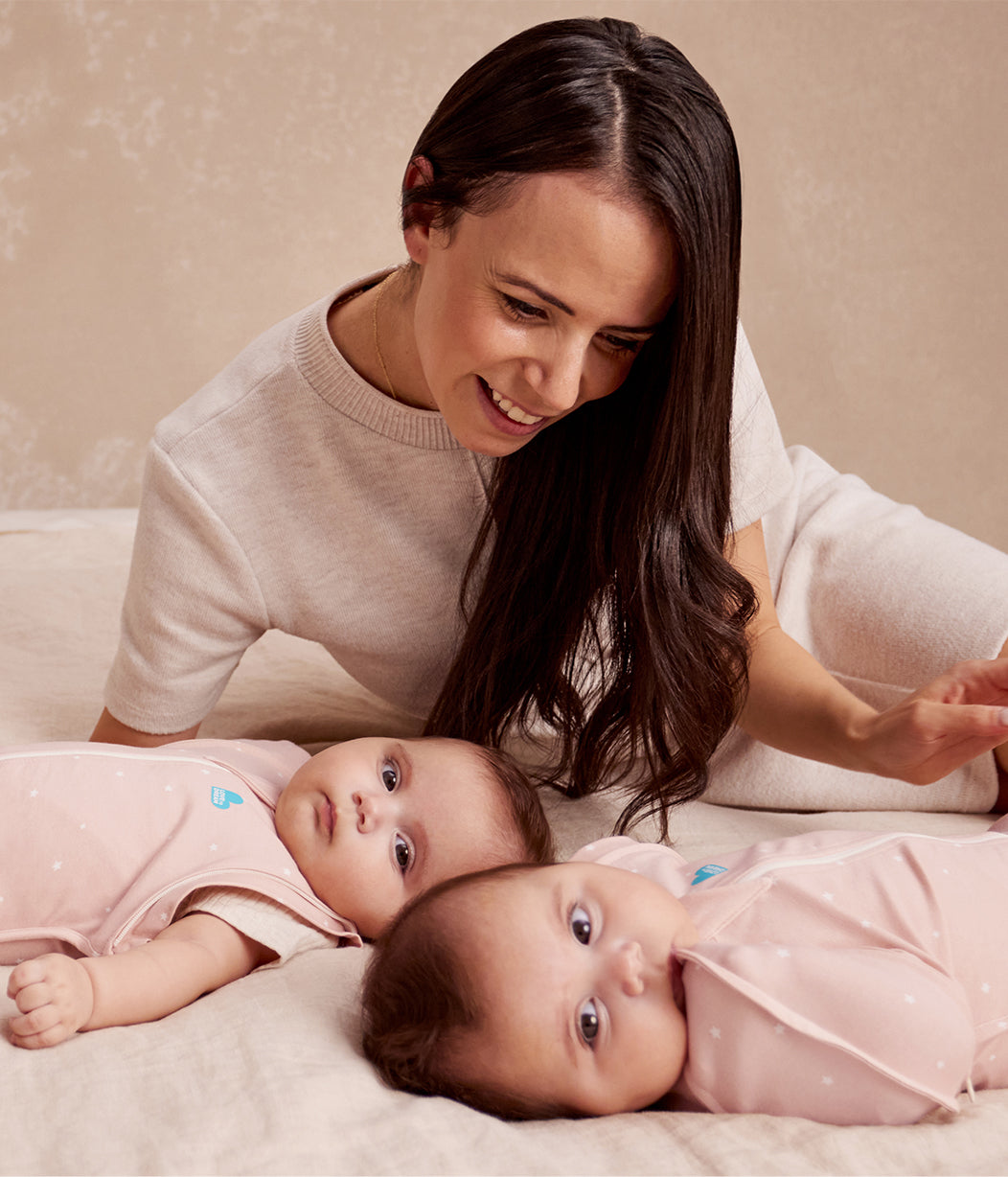 Swaddle Up™ Transition Bag 1.0 TOG Cotton Powder Pink Twinkle