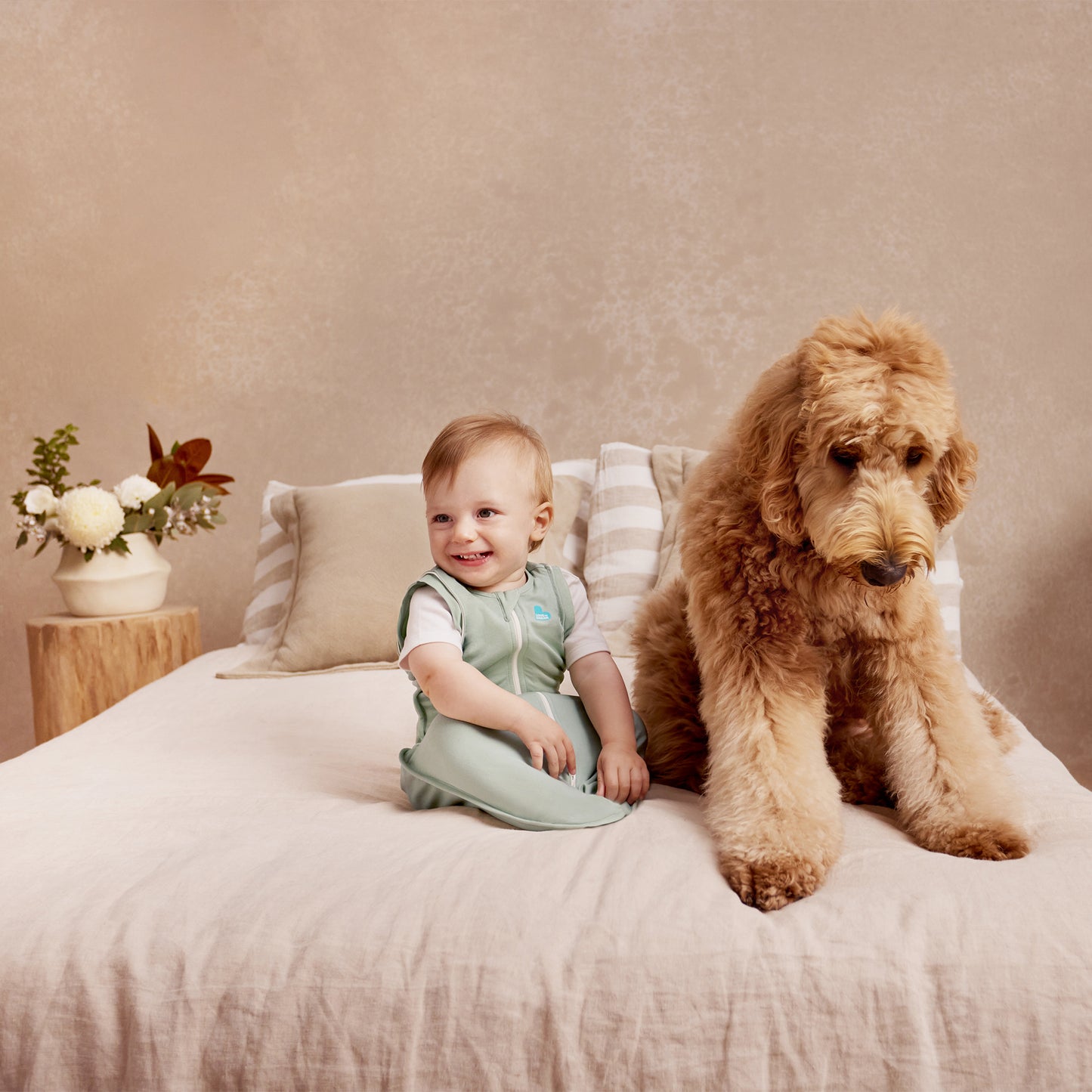 Swaddle Up™ Transition Bag 0.2 TOG Stretch Organic Cotton Olive