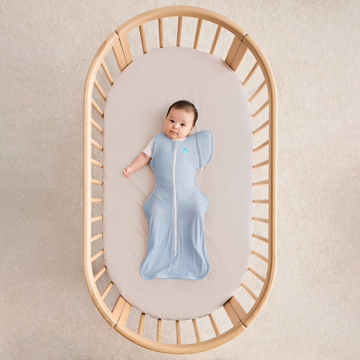 Swaddle Up™ 0.2 TOG Transition Bag Soft Blue