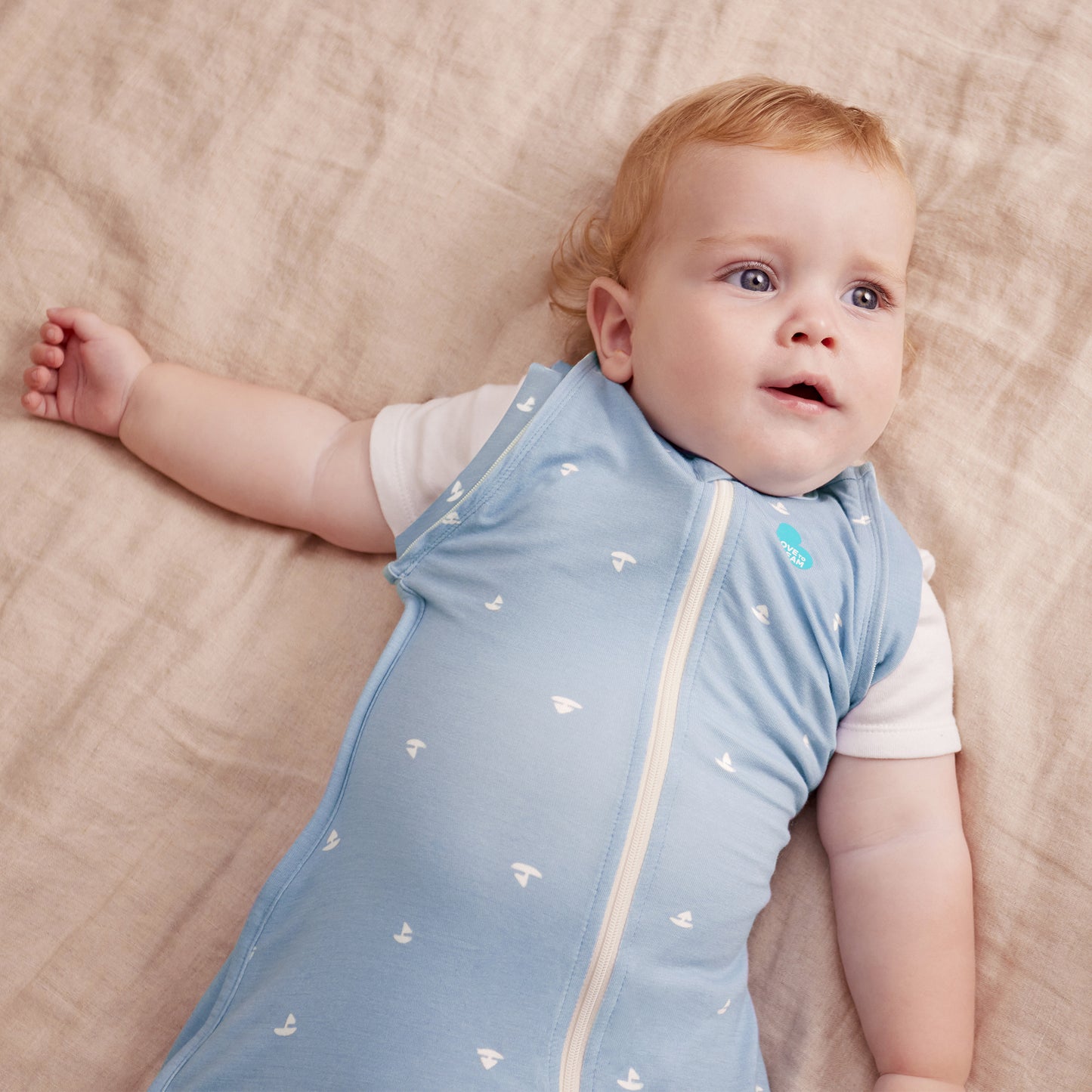 Swaddle Up™ Transition Bag 1.0 TOG    Bamboo Boats Mist Blue M