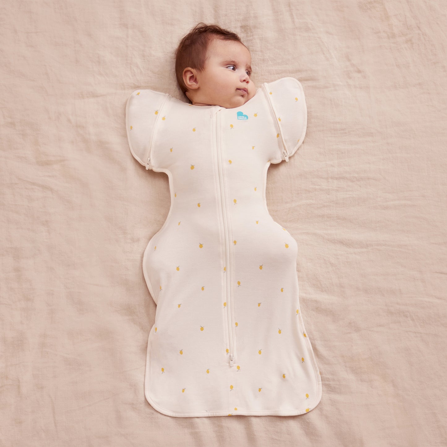 Swaddle Up™ Transition Bag 1.0 TOG Viscose From Bamboo Lemons Cream M
