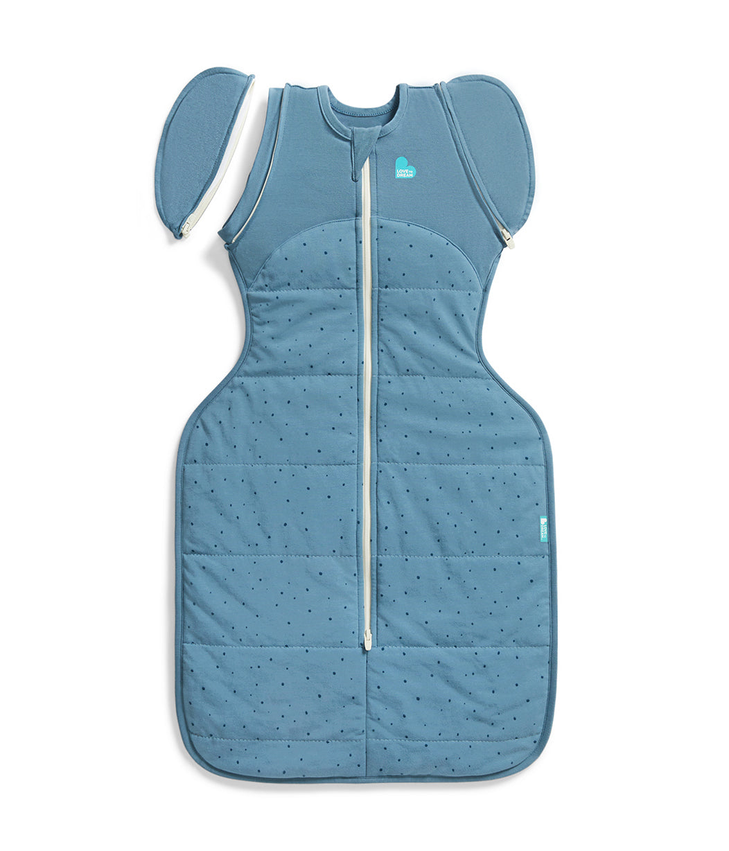 Swaddle Up™ Transition Bag 2.5 TOG Quilted Pebbles Storm Blue