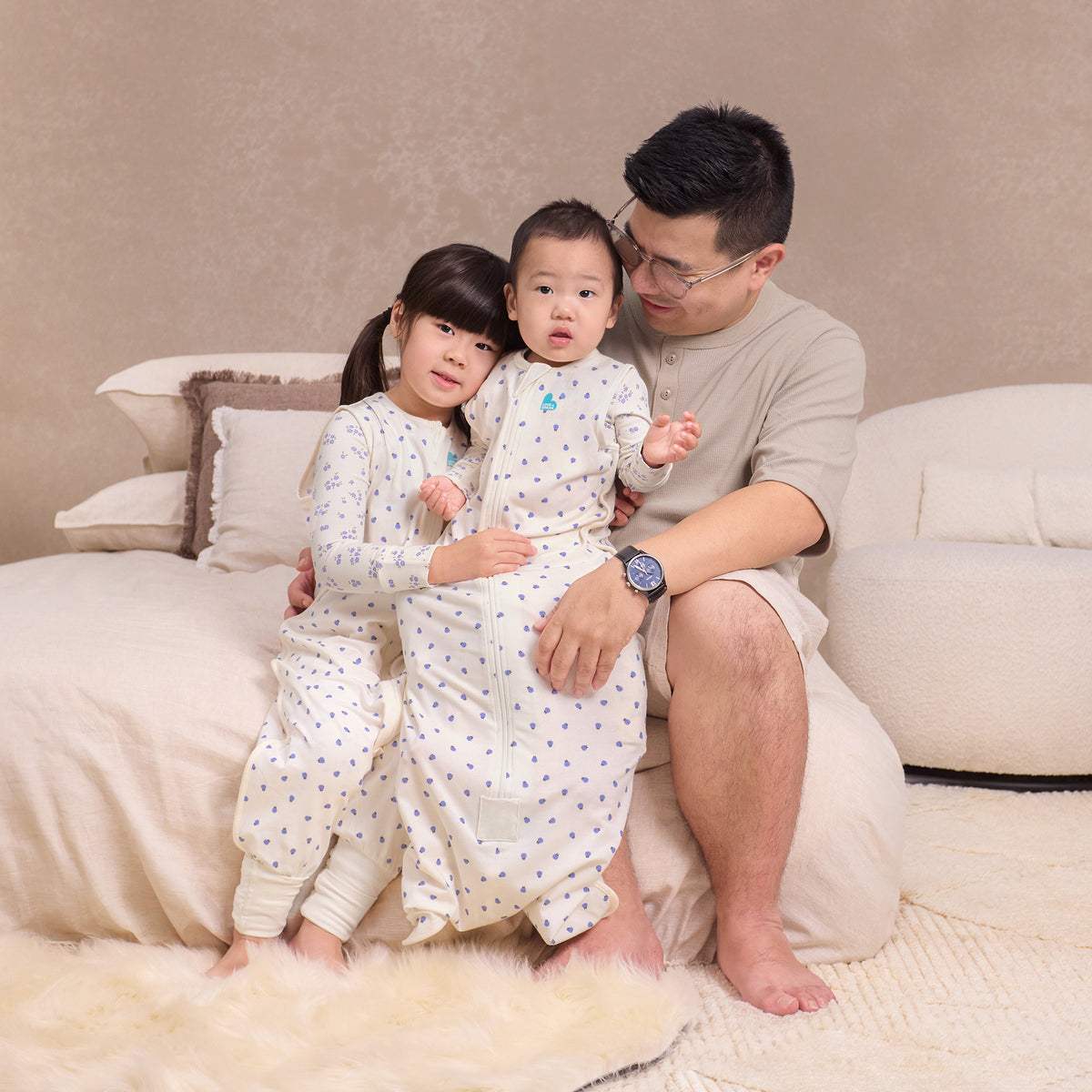 Sleep Bag 0.2 TOG  Bugsy Blue Cream