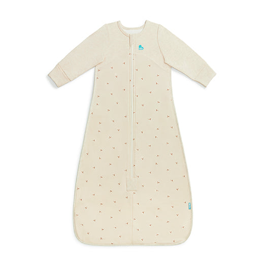 Sleep Bag Long Sleeve 1.5 TOG Cotton Oatmeal Twigs