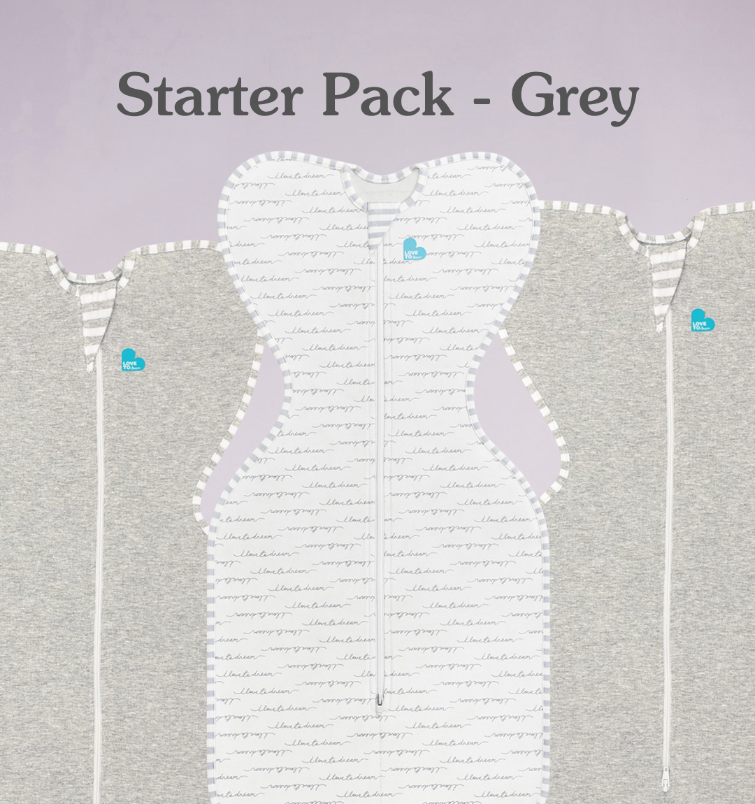 Swaddle Up™ Stage One Starter Pack Grey