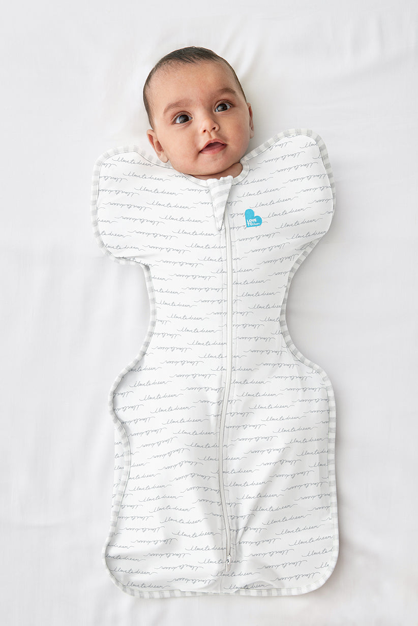 Swaddle Up™ 1.0 TOG Cotton White Dreamer