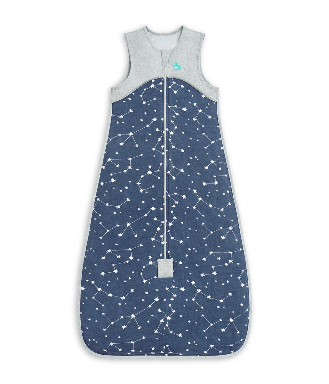 Sleep Bag Sleeveless 0.2 TOG Organic Cotton Denim Stellar