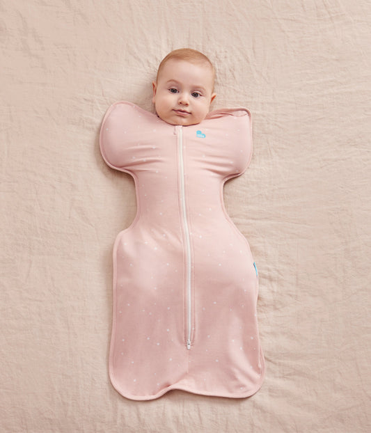 Swaddle Up™ 1.0 TOG Cotton Powder Pink Twinkle