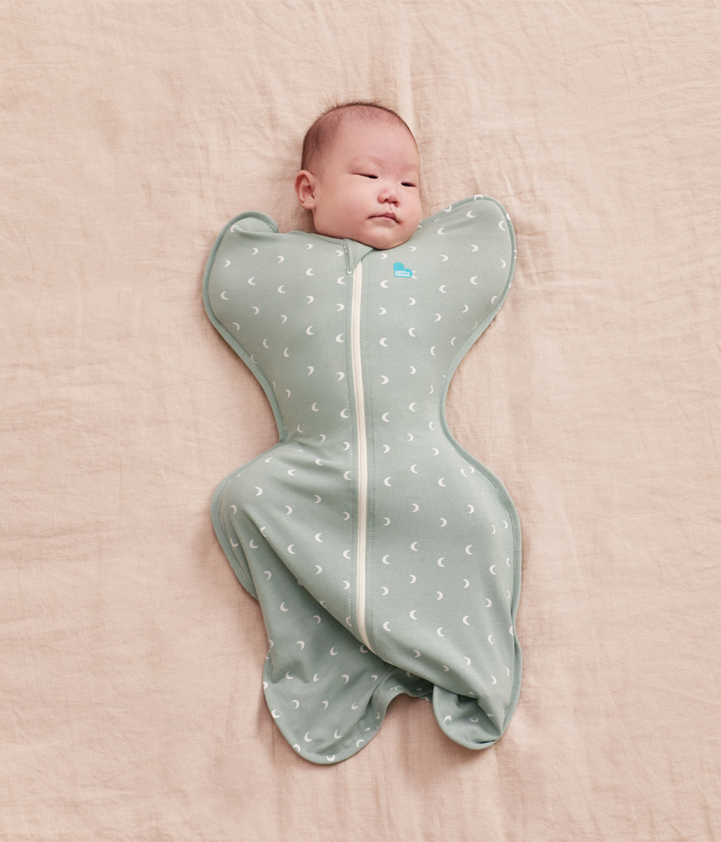 Swaddle Up™ 1.0 TOG Cotton Olive Moon