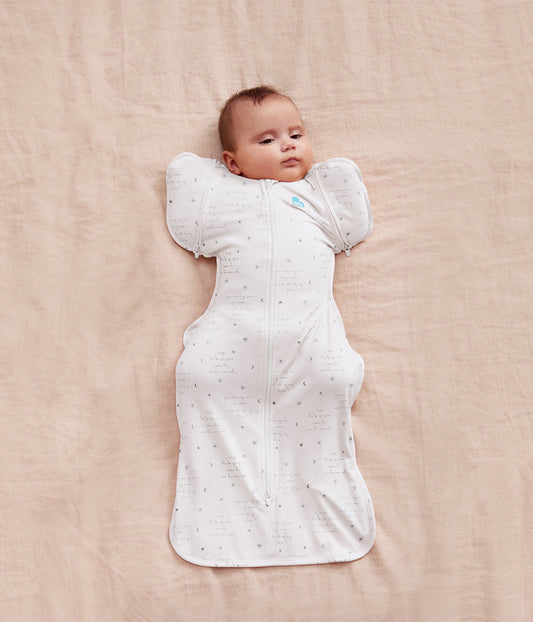 Swaddle Up™ Transition Bag 0.2 TOG Cotton White You Are My