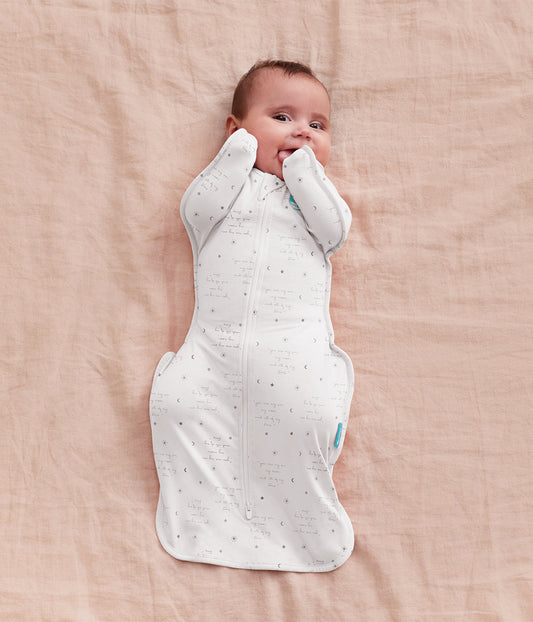 Swaddle Up™ 0.2 TOG Cotton White You Are My